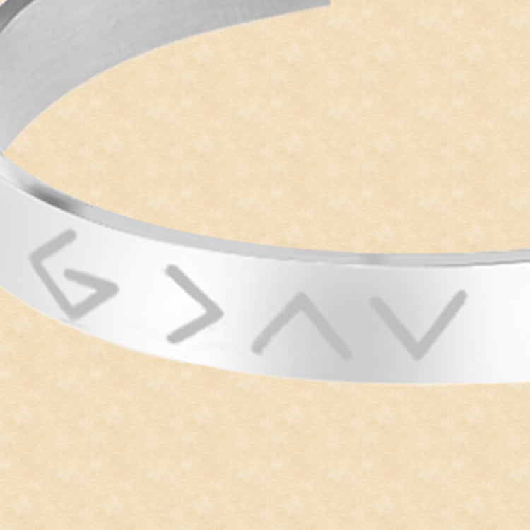 Women's Flat Head Character High Fashion Simple Stainless Steel Bracelet 583ff3a8 d735 43e5 88fe eaff3c91178c
