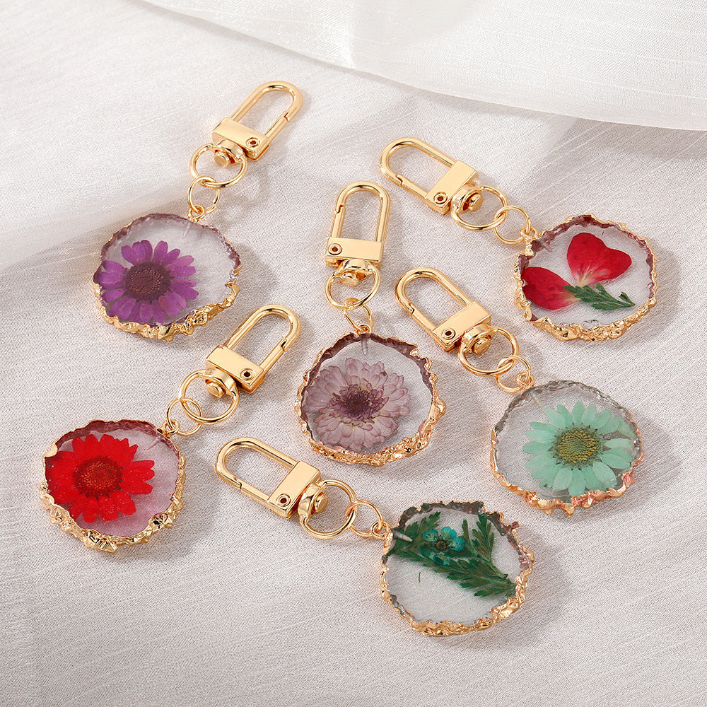 December Flower Keychain Pendants 58625ec6 c9b6 459e bc2b 95bca4065815