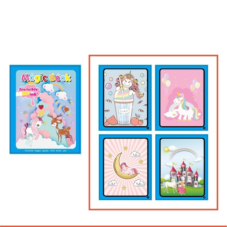 Children's Creative Magic Water Painting Book 587194636071