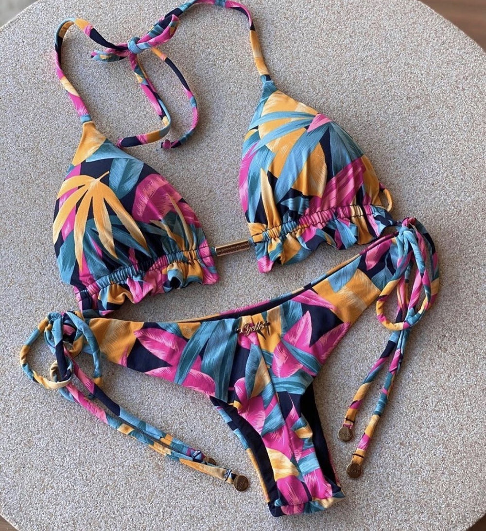 Women's Beach Split Printed Swimsuit 587ee015 2b9f 46e2 8826 d1a702ccec47
