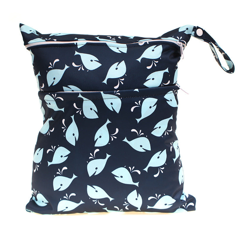 Digital Printing New Pattern Double Pocket Diaper Bag 5909aaae 6929 4cb3 ab7e ef38b9fa04d5