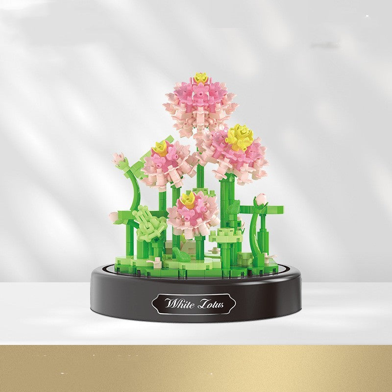 Small Particle Assembly Rose Decoration Toys 594399ee 76ba 4714 891d d462df2ac661 32365df0 995f 45f2 9202 6497fac42763