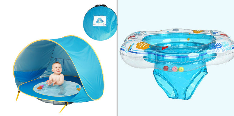 Baby Beach Tent Kids Outdoor Camping Easy Fold Up Waterproof Up Sun Awning Tent UV-protecting 5aed1e64 92de 44fc b625 2578f5