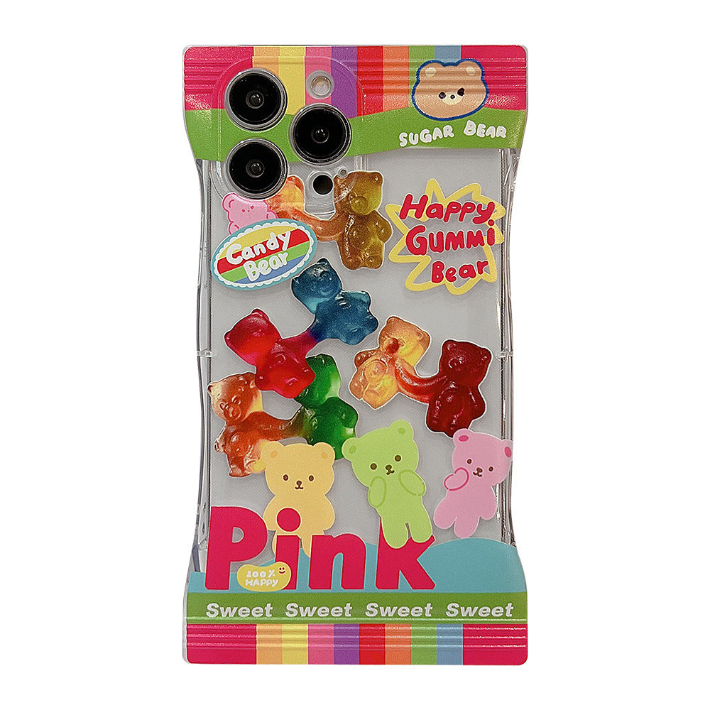 Transparent Gummy Bear Applicable Mobile Phone Shell For IPhone 5b59790e 673f 47d6 a938 b2ddb5873e18