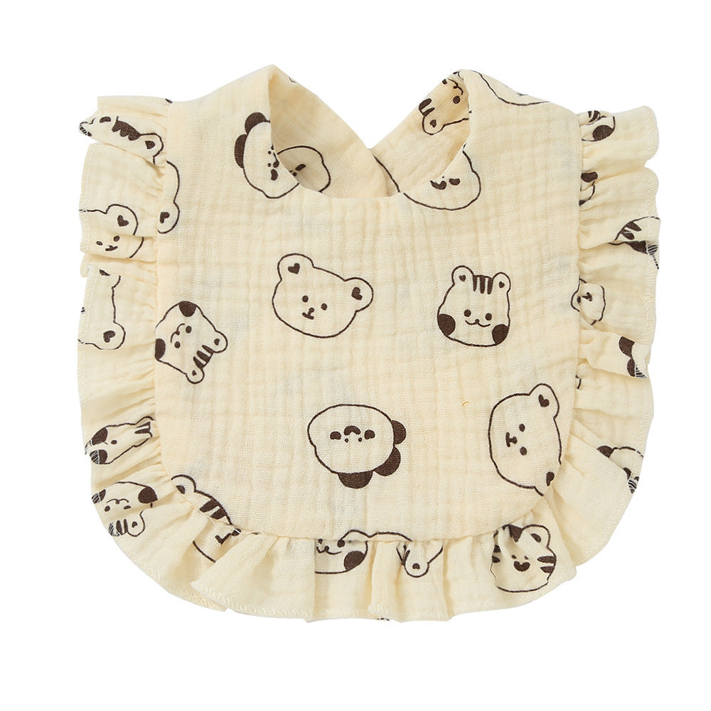Baby Cotton Printed Gauze Bib 5bb33844 f98e 47a1 844d 81a3e81d186b