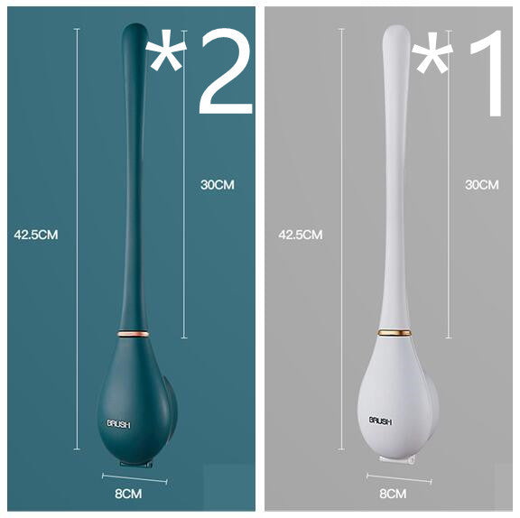 Household Brush Wall-mounted Long-handled Silicone Toilet Brush 5bfca57f e0d0 4667 a3f6 e3552f26dab6