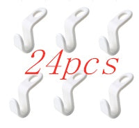 Plastic Closet Stack Hanger Rack Multi-function Wardrobe Space-saving Hanger Hook Coat Hook Bedroom Storage Wardrobe Organize