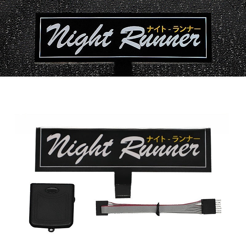 Led Luminous Stickers Wanted Five-star El Cold Light Film Car Stickers Car Window Windshield Lighting Decoration 5c4317b7 e9c