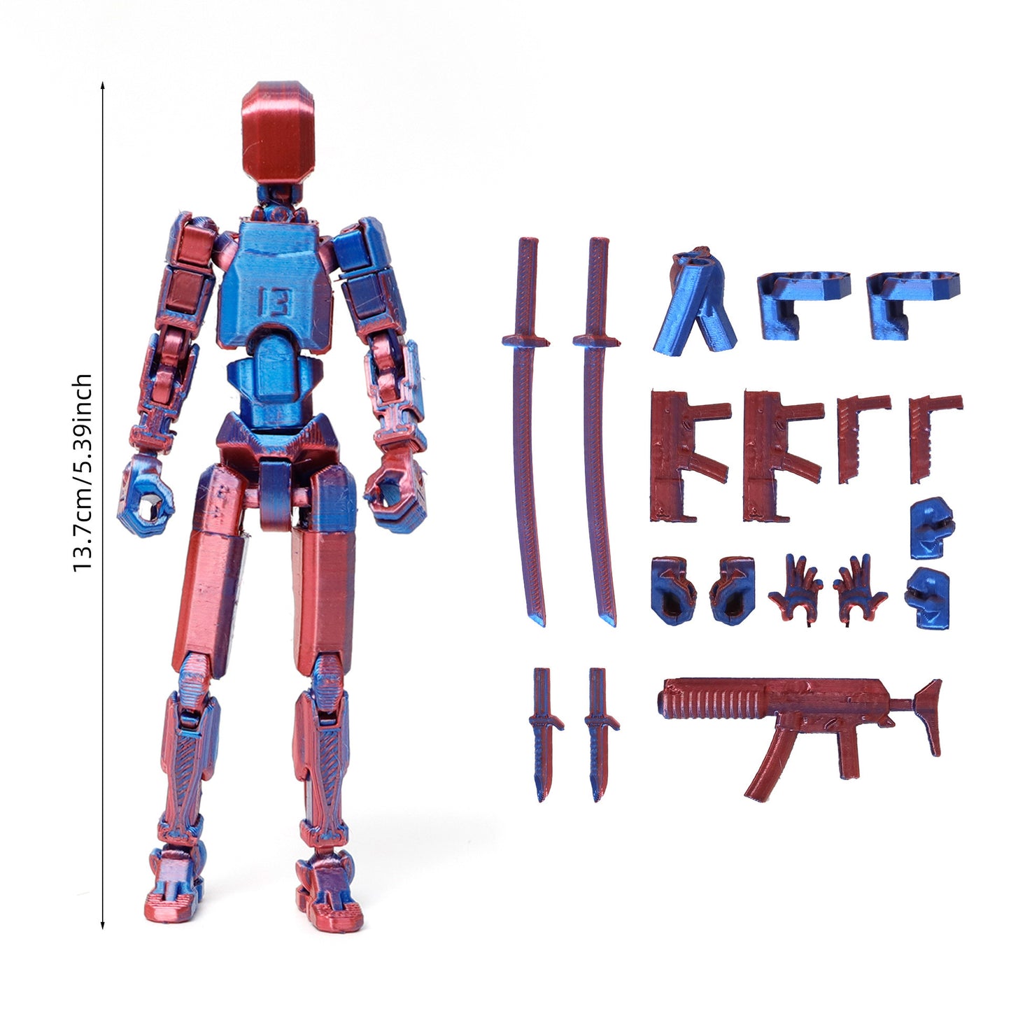 Lucky Doll 13 Movable Joint 3D Printing DIY Toy 5c53879a fc05 4d70 a3ea 64f8a4784154