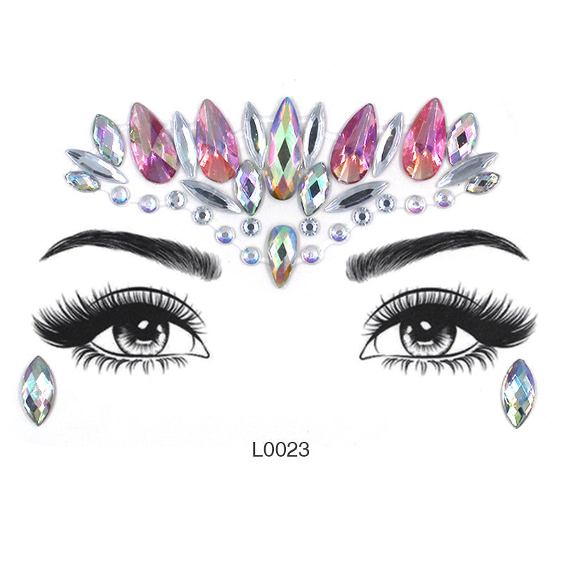 Women's Fashion Party Decoration Face Stickers 5ca123bc 26d8 4b1b b121 3a3a5df80690