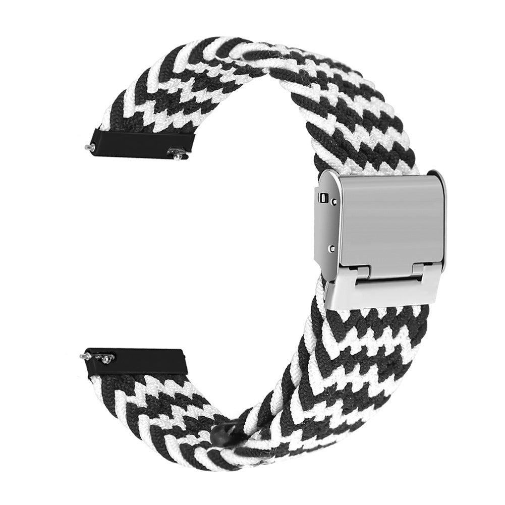 Simple Solid Color Buckle Woven Nylon Watchband 5ce85a91 320f 44bd a67c b904c020027b
