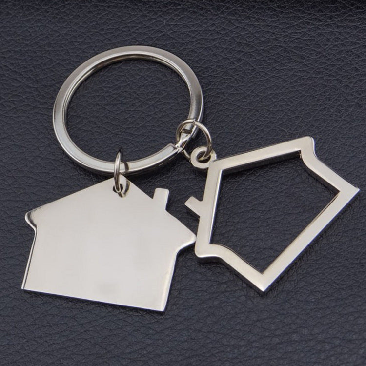 Creative Real Estate Opening Gift Double-sided Laser Sculpture House Keychain 5d167f9c 5816 424c b148 71d550cf243f