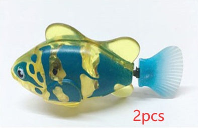Cat Interactive Electric Fish Water Toy For Indoor Play Swimming Robot Fish Toys For Cat Dog Pet Baby Swimmer Bath Robofish T