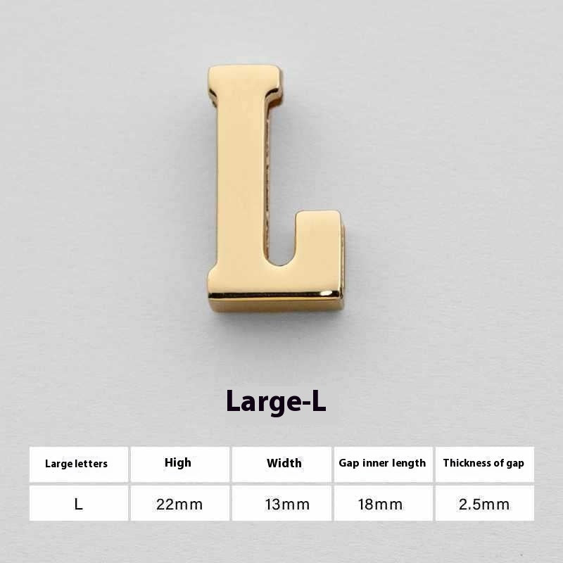 U Perforated 26 English Letters Hardware Accessories 5da127ea f343 4101 af62 f8e2baf0876f trans