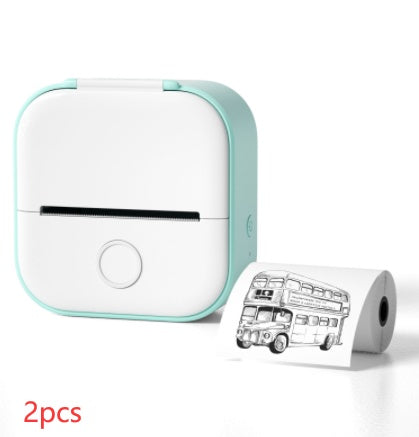 Portable Mini Thermal Label Printer Home Photo Printer Student Wrong Question Printer Bluetooth-compatible Mini Label Printer Price Tag - 图片 27
