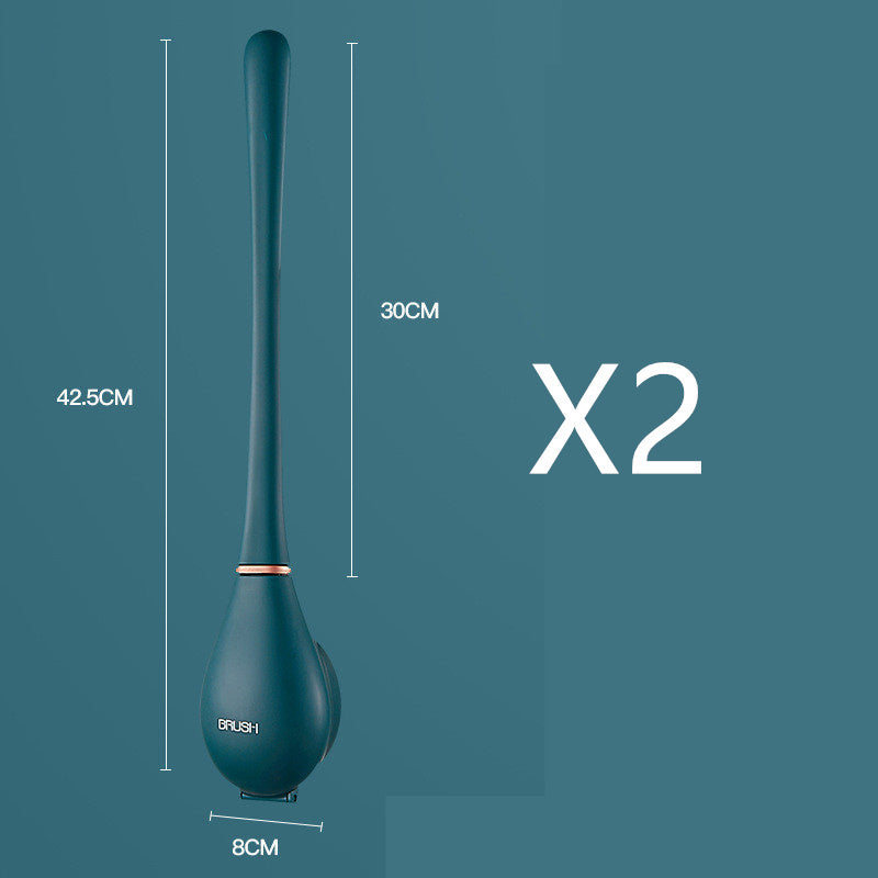 Household Brush Wall-mounted Long-handled Silicone Toilet Brush 5dc01bf2 5ec4 4a9b affc 195bd012e2eb