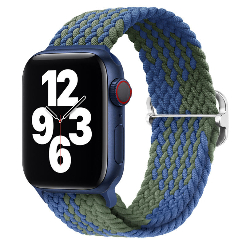 Double Loop Nylon Loop Woven Rainbow Watch Strap 5e152d59 43fb 4436 a0d3 51a2a8d51208