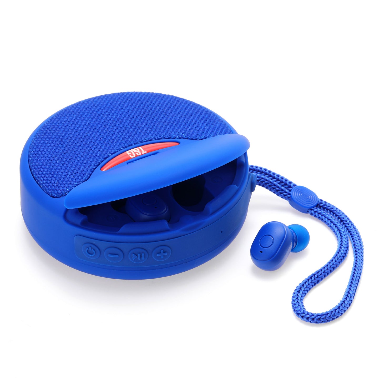 Outdoor Portable Headset Bluetooth Speaker Integrated Wireless 3D Stereo Subwoofer Music Speaker Support TF Card FM Radio 5e5