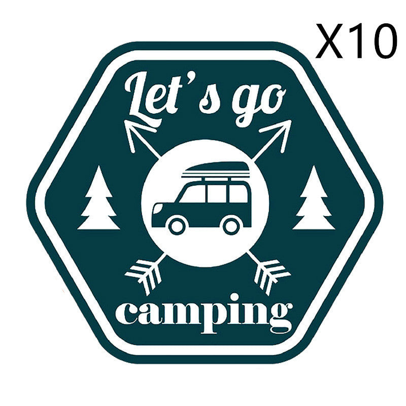 Camping Funny Car Sticker Cartoon Creative Motorcycle Refrigerator Skateboard 5e88915c 2660 41aa 93d4 40f74639f2aa