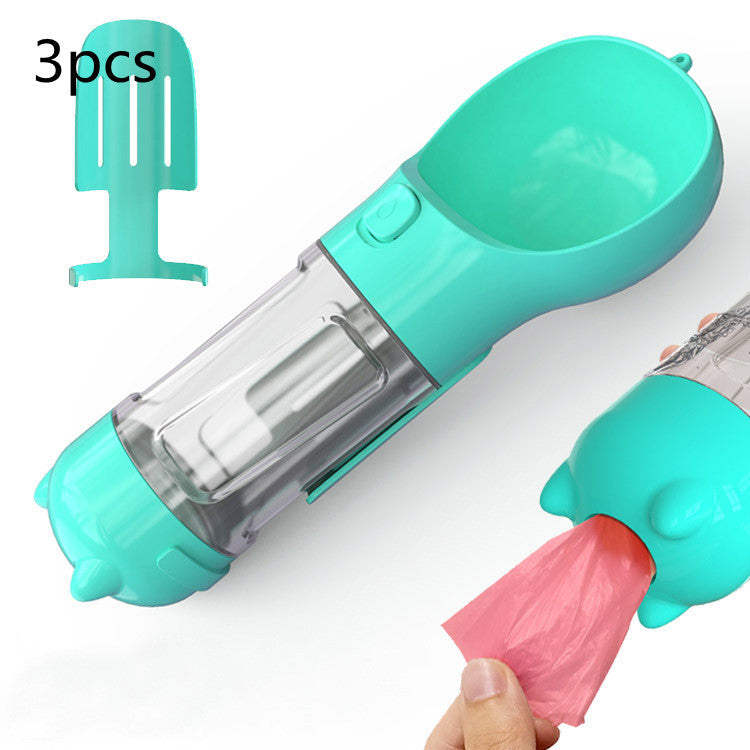 Pet Water Bottle Feeder Bowl Garbage Bag Storage Portable Pet Outdoor Travel 3 In 1 Dog Water Bottle 5eb8f5f0 320f 45a6 80c4