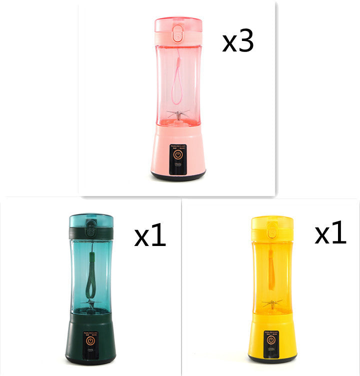 Portable Electric Fruit Juicer Wireless USB Rechargeable Mini Mixer Multifunction Summer Smoothie Blender Machine Kitchen Sup