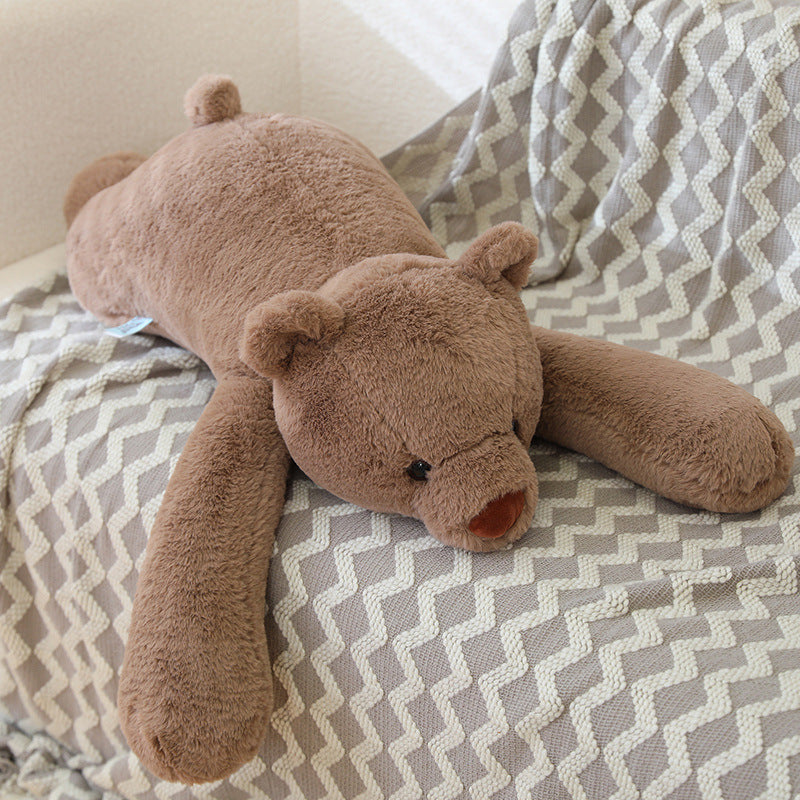 Lazy Brown Prone Bear Plush Toy Doll 5f0feb4c b9d4 48a8 8355 26111f1a3872
