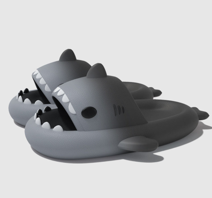 Gradient Shark Slippers 4cm Thick Bottom Shit Feeling Slippers 5f173e99 d4ac 4cc3 9d96 aadb8ccd58e7