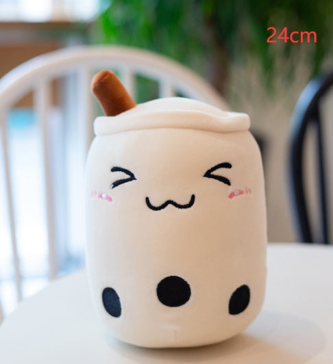 Cute Fruit Drink Plush Stuffed Soft Strawberry Milk Tea Plush Boba Tea Cup Toy Bubble Tea Pillow Cushion Kids Gift 5f3b17b9 5