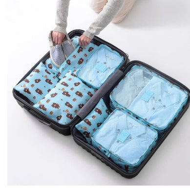 Durable Waterproof Nylon Packing Cube Travel Organizer Bag 605197861202