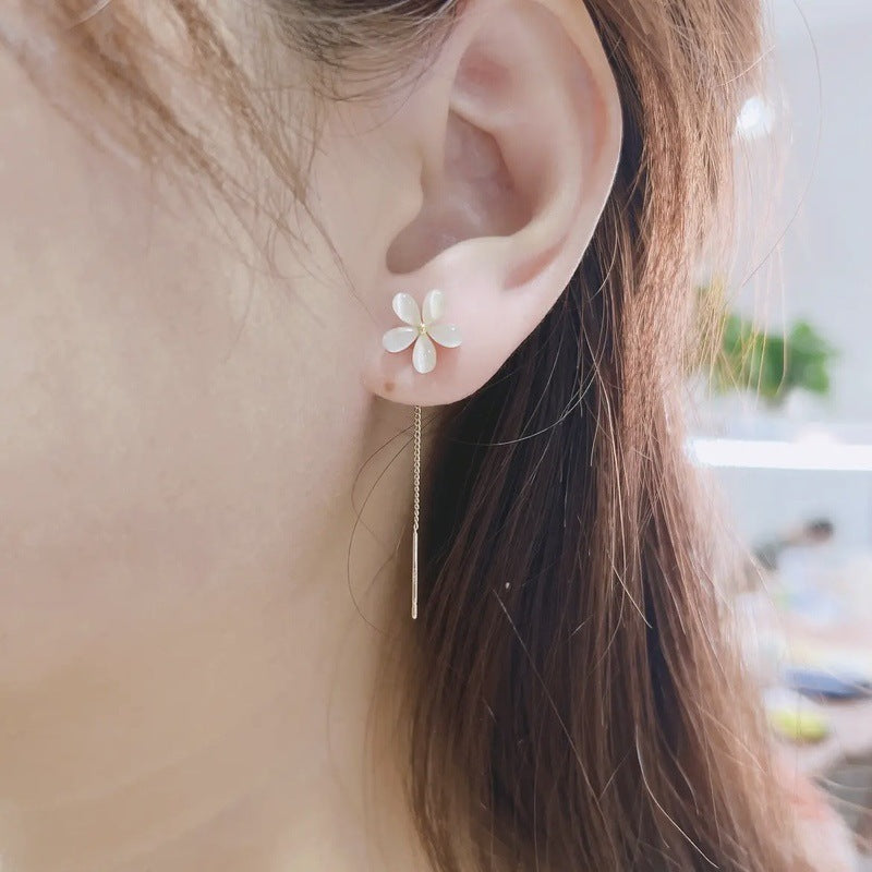 Flower Opal Silver Needle Earrings 6071c7d8 1818 4694 a0e5 7fea0c7309c5