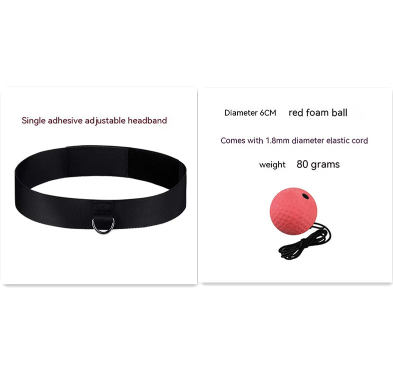 Head-mounted Boxing Reaction Training Fitness Entertainment Decompression Vent Ball Magic 60c4085e d888 4a6b b60c cee7eae70ac