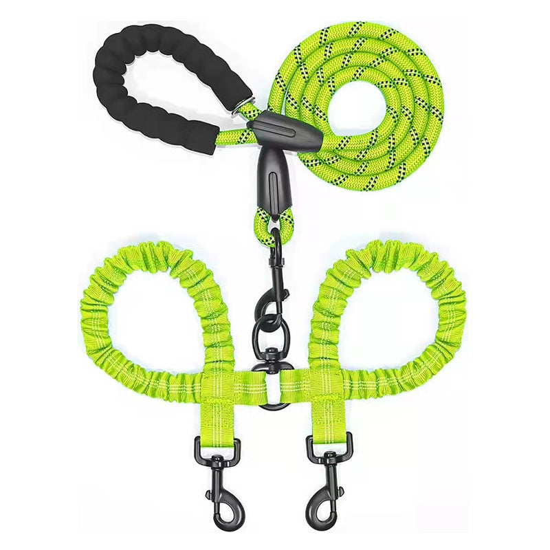 Polyester Pet Reflective One Drag Two Traction Rope 61424707 cf2d 4ec2 a9d5 3f8fa3c35cd5