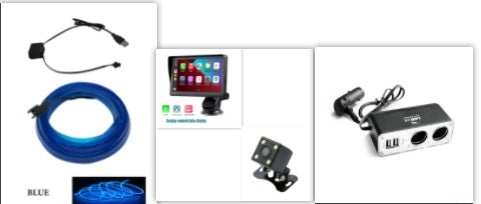 7 IPS Car Smart Screen Wireless Carplay Auto Mobile Phone Projection Screen Navigation - HD Wireless Product #9