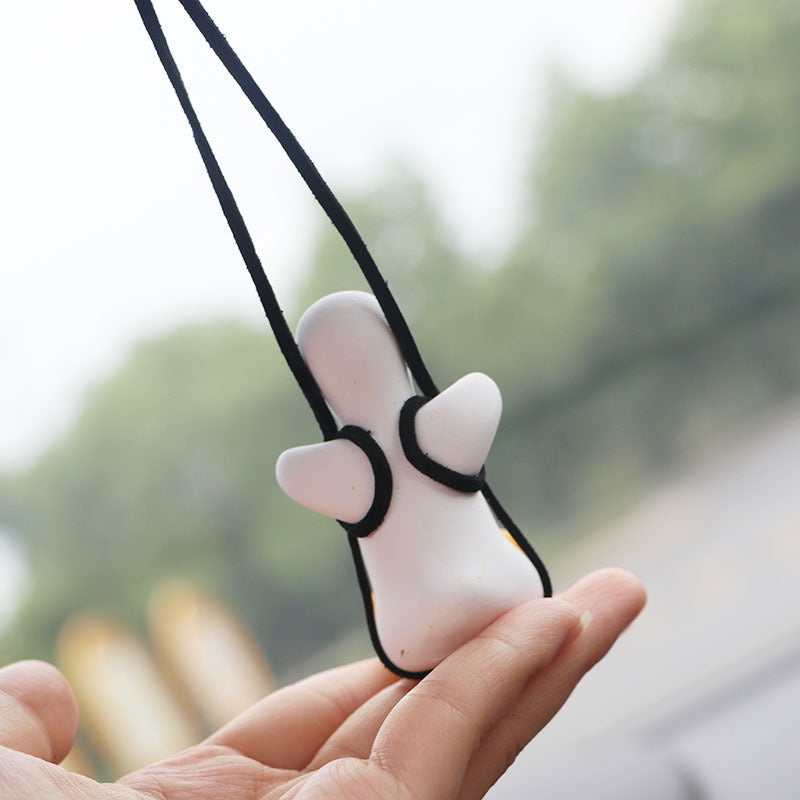 Car Rearview Mirror Pendant For Car Swing Duck