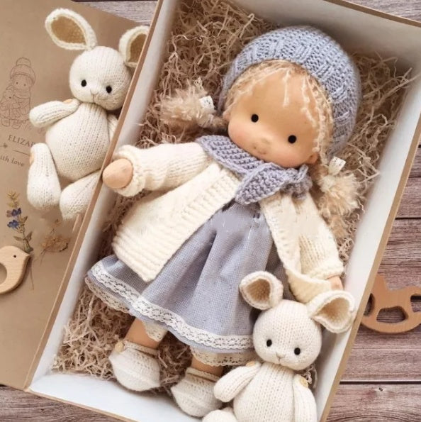 Handmade Plush Doll Golden Curly Girl Finished Product 618d373c 59a1 421b 9cee 6b67f7aa9773