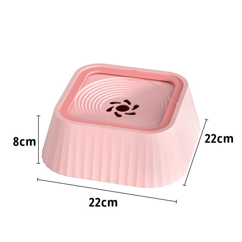 Pets Dog Cat Bowl Floating Bowl Water Drinker Not Wet Mouth Splash Water Portable Dog Bowl Not Sprinkler Pet Drinking Bowl Cu