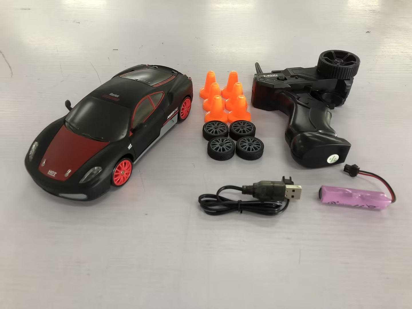 2.4G Drift Rc Car 4WD RC Drift Car Toy Remote Control GTR Model AE86 Vehicle Car RC Racing Car Toy For Children Christmas Gifts - HD Wireless Product #13