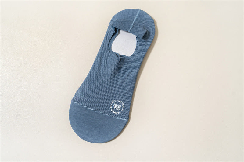 Men's Spring And Summer Ice Silk Cool Feeling Men's Invisible Socks Cotton Bottom 61f538ad c1f7 4271 97aa 07107ec7b57b