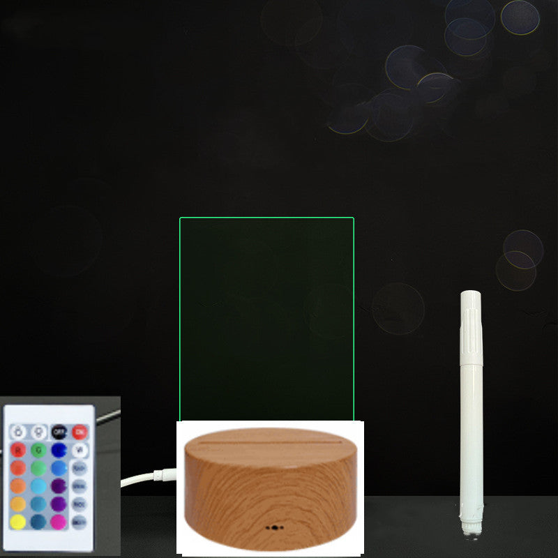 3D Acrylic Board Handwriting Message Board LED Light - HD Wireless Product #86