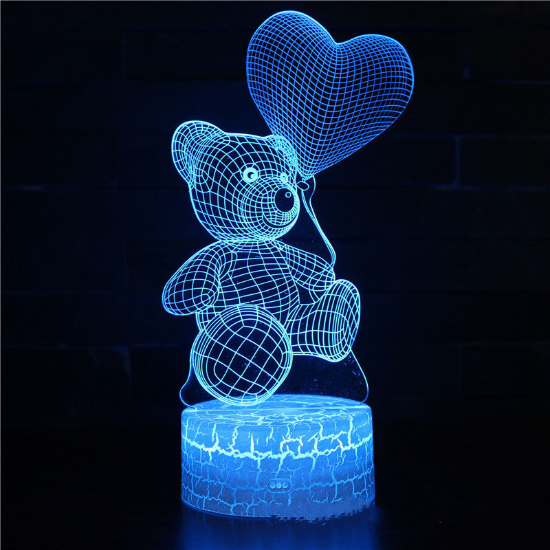 3D Lamp Acrylic USB LED Night Lights Neon Sign Lamp Xmas Christmas Decorations For Home Bedroom Birthday Decor Valentines Day Gifts - HD Wireless Product #5