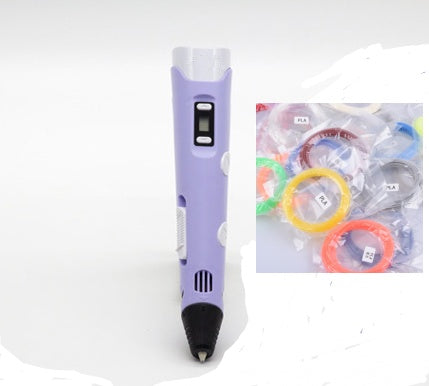 3D print pen 3D pen two generation graffiti 3D stereoscopic paintbrush children puzzle painting toys - 图片 24