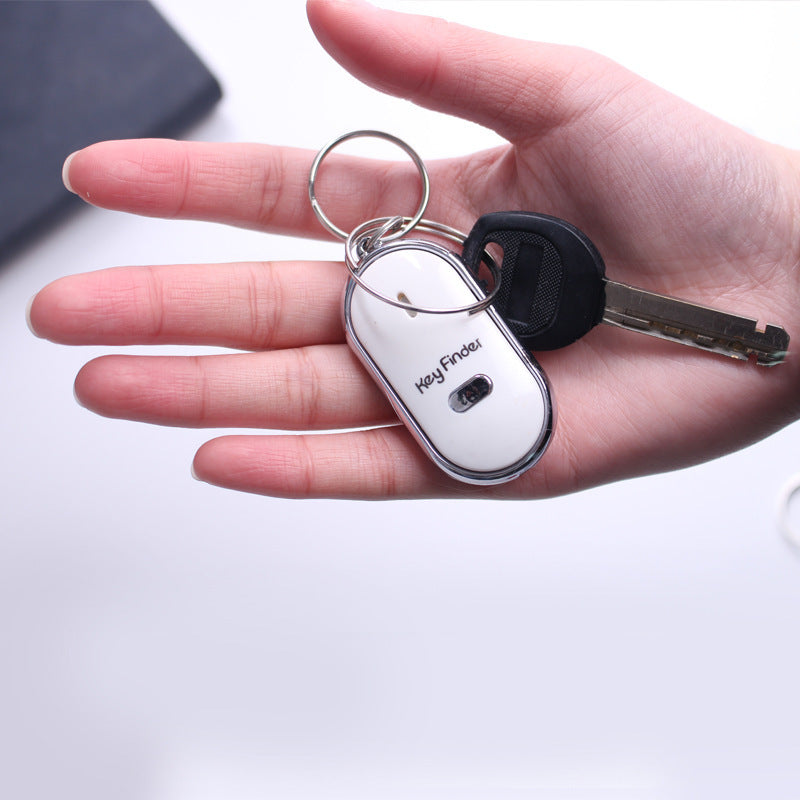 New LED whistle control induction key ring Elderly key finder Multi-function key anti-lost device 629098453527