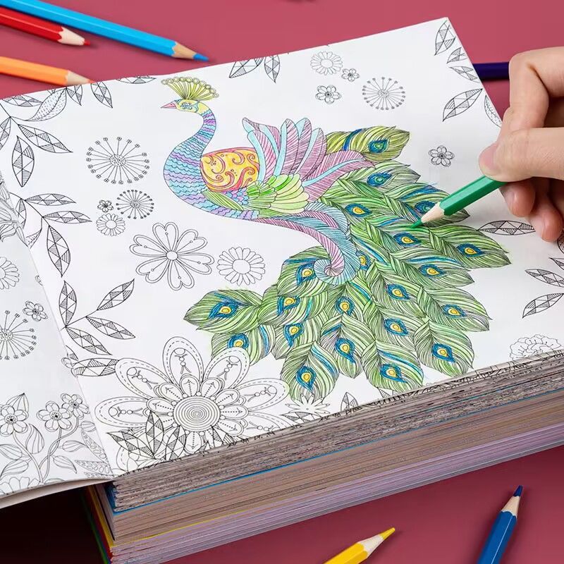 Elementary School Student Coloring Book Secret Garden Decompression 62aff438 b3b7 4c54 8278 1a1588892a56