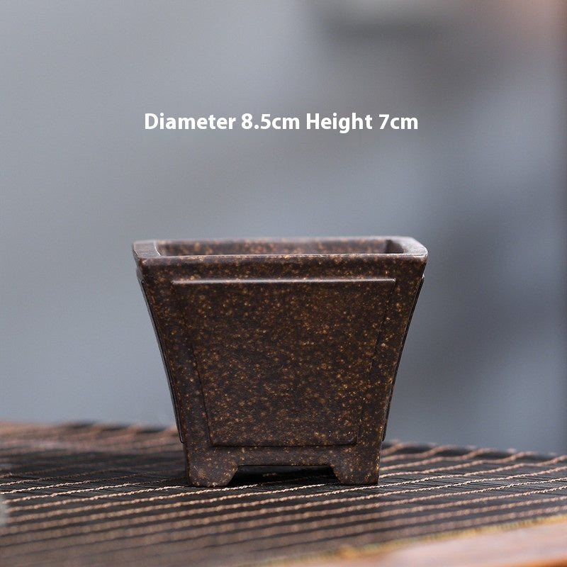 Yixing Purple Sand Small Flower Pot Stoneware Breathable 62b872f1 49df 4be6 80dd da1b41ce4a8f
