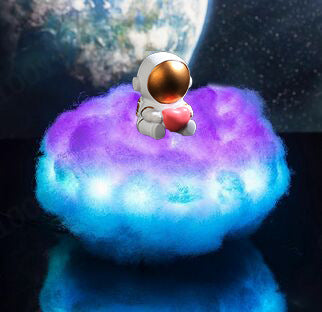 LED Colorful Clouds Astronaut Lamp With Rainbow Effect As Children's Night Light Creative Gift 62fd9530 fda9 461b 91be 94ba2e