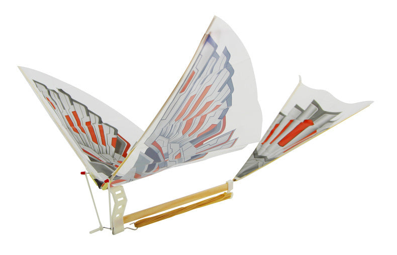 Double - wing rubber - powered aircraft 631706449522
