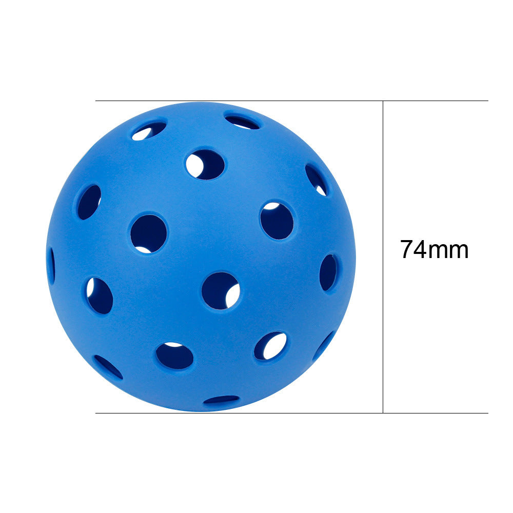 74mm40 Hole 26g Plastic Pickleball Weifu Holed Balls Pickleball Black Net Pocket Suit 12 PCs - HD Wireless Product #3