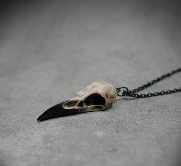 Three-dimensional Crow Skull Skull Pendant Necklace 63ea03a4 6899 4757 970b bc5102b49ed9