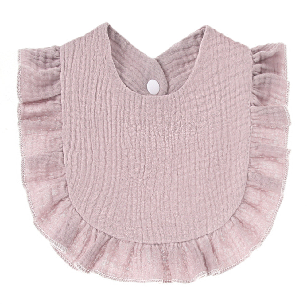 Ruffled Cotton Gauze Lace Bib Saliva Pocket 63ef970d 6a78 419f aabe 2d75de0fa22f 4f6f8327 2b4d 415b bfa0 242a017f9af4