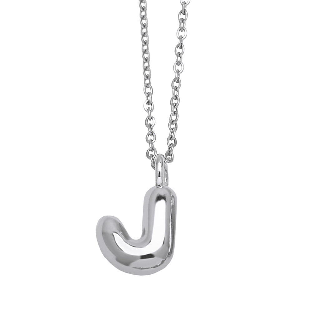 Copper Plated Gold 26 English Letters Pendant Necklace Niche Personality Clavicle Chain 641293d5 afe5 4364 b89e 3c8aaf5e8598